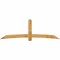 Ekena Millwork Bellingham Rough Sawn Timber Gable Bracket, Western Red Cedar, 108"W x 36"H x 2"D x 6"F, 8/12 Pitch GBW108X36X0206BEL00RWR - alternate 1